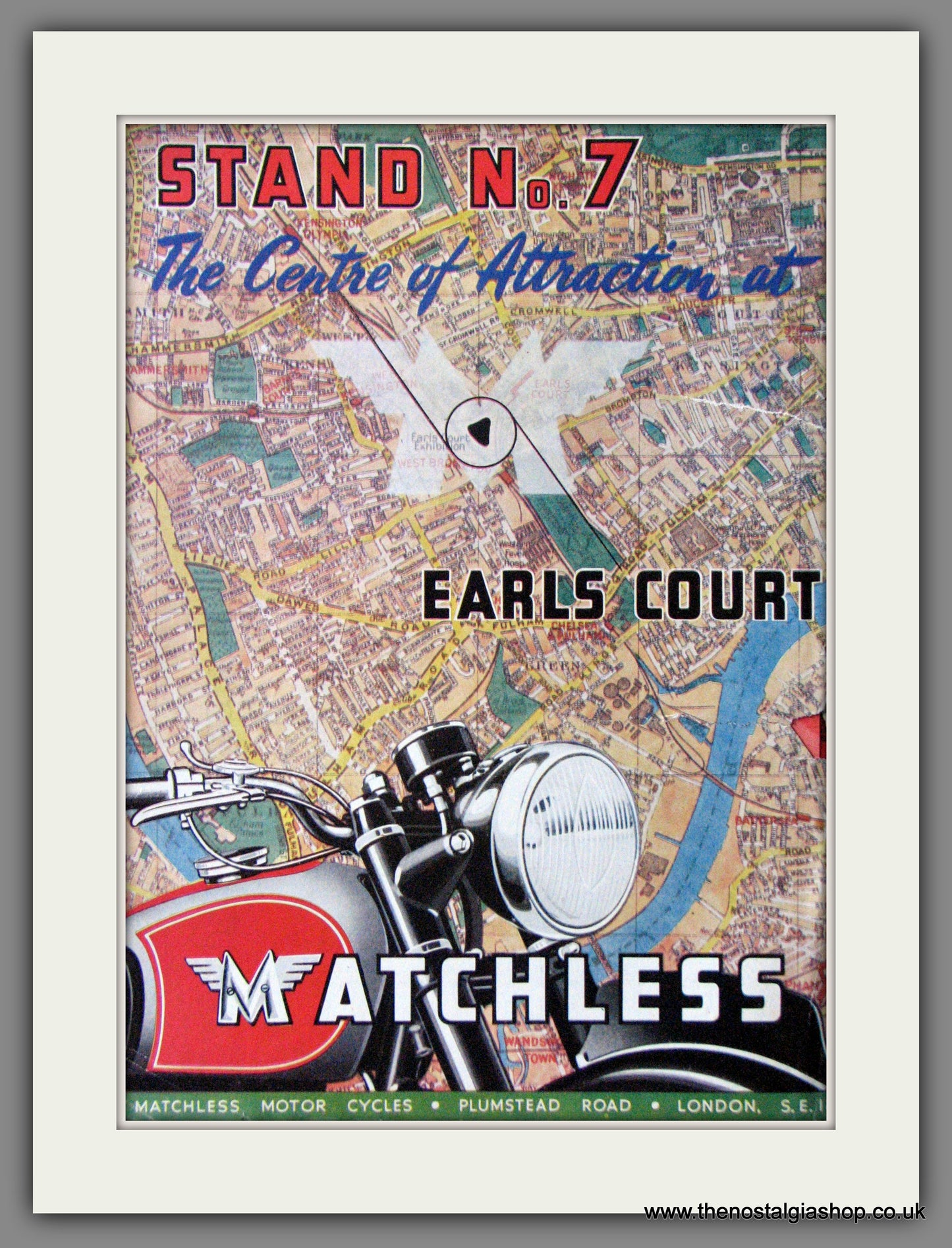 Matchless Motorcycles At Earls Court. 1949 Original Advert. (ref AD52235)