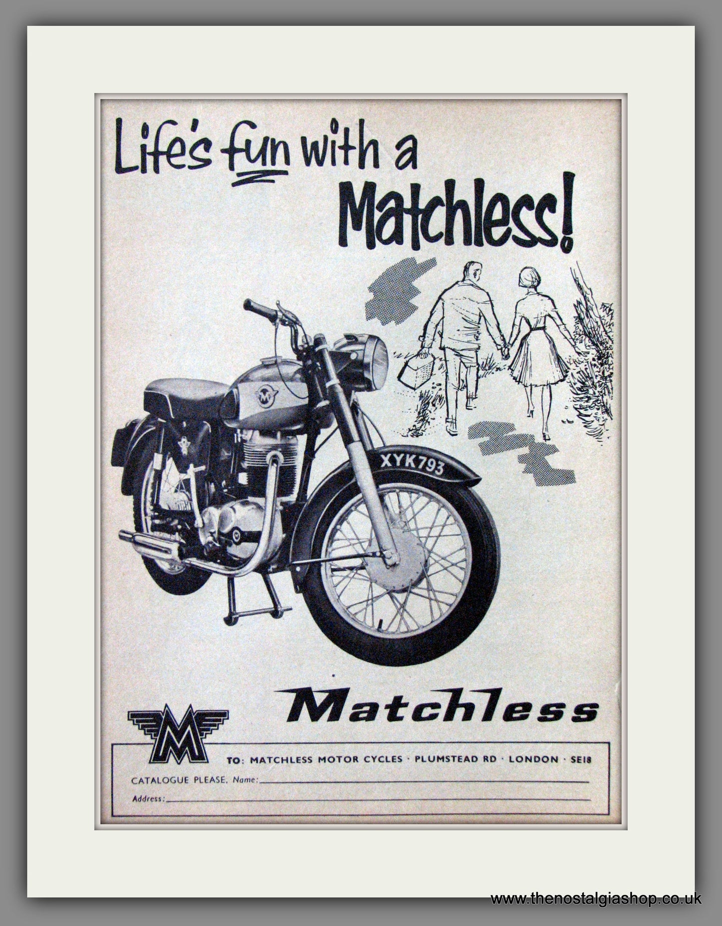 Matchless Motorcycles Life's Fun. 1962 Original Advert. (ref AD52418)