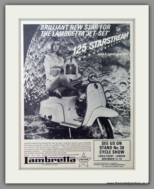 Lambretta 125 Starstream. Original advert 1966 (ref AD52661)