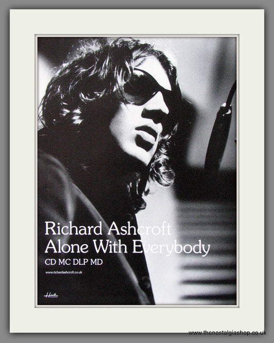 Richard Ashcroft. Alone With Everybody. 2000 Original Advert (ref AD13776)