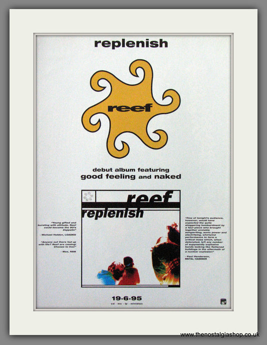 Reef. Replenish. 1995 Original Advert (ref AD54418)