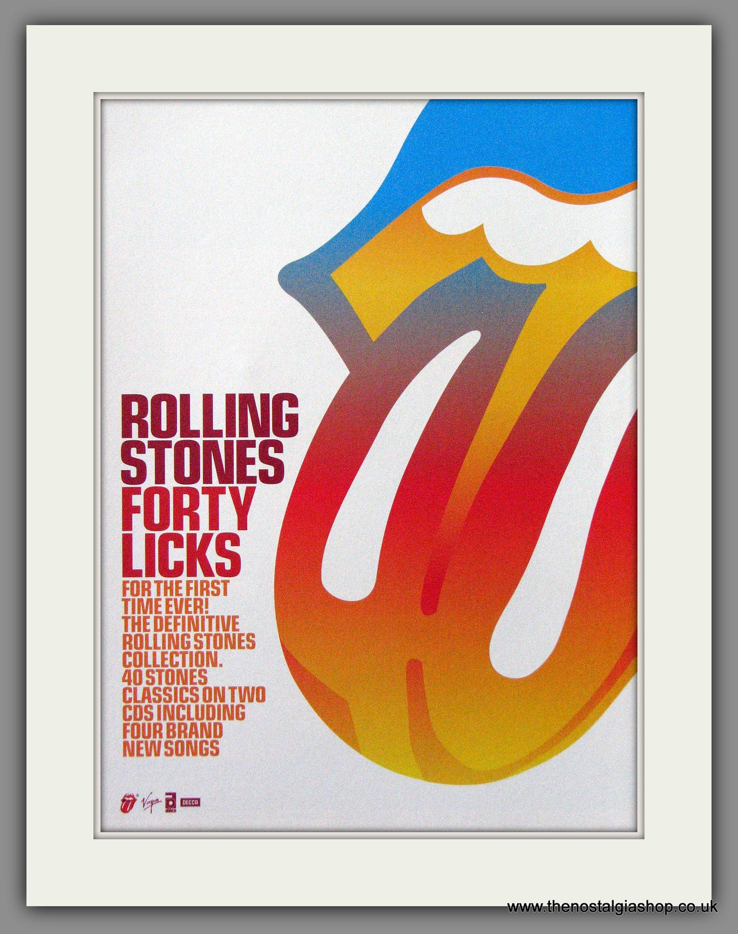 Rolling Stones. Forty Licks. 2002 Original Advert (ref AD54421)