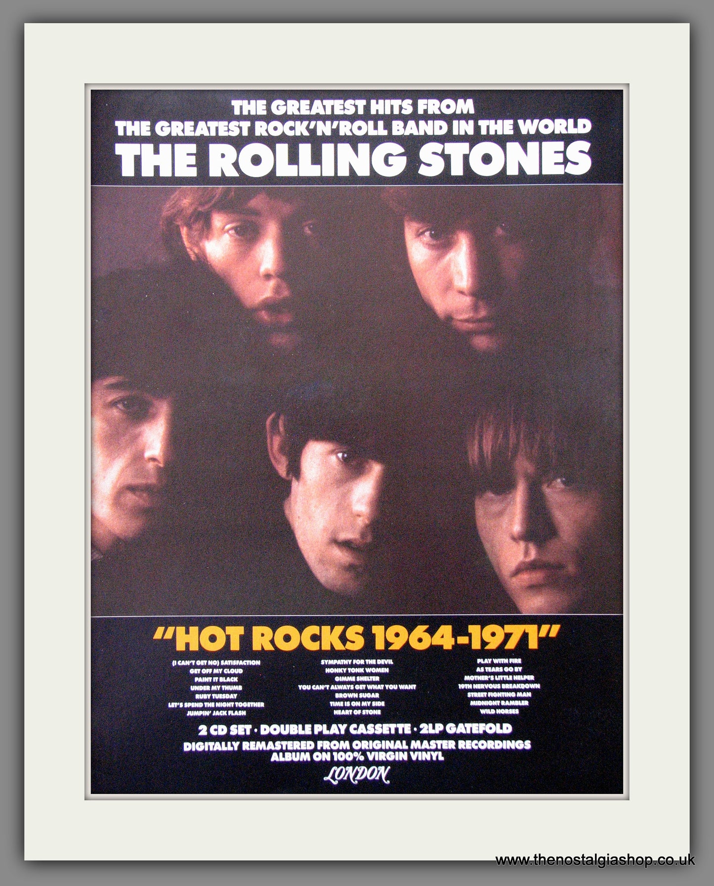 Poster THE ROLLING STONES - It's Only Rock N Roll - Rock A Gogo