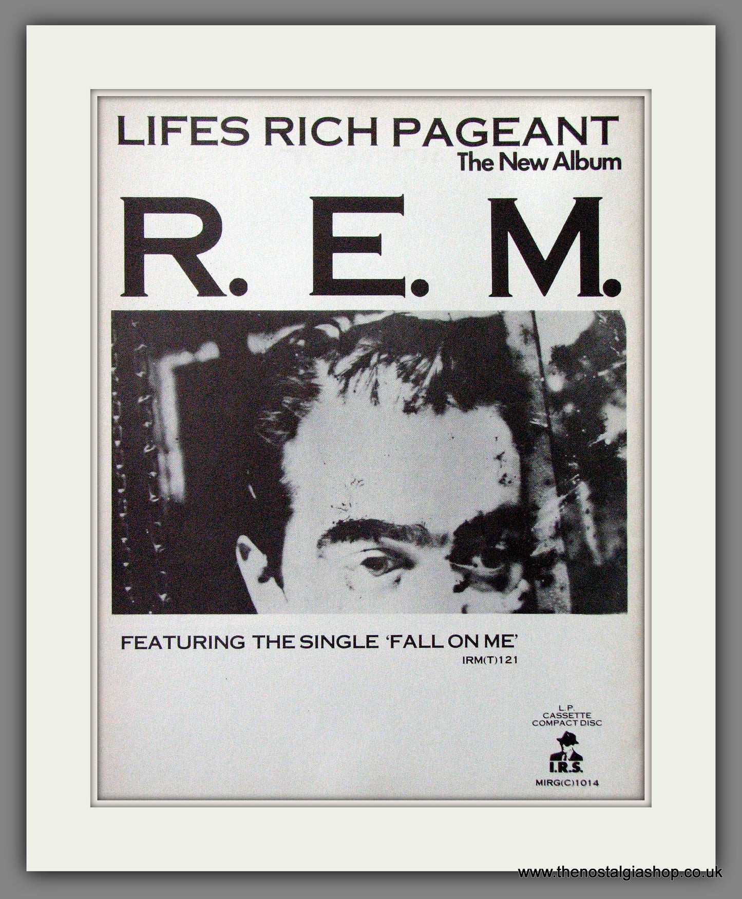 R.E.M. Lifes Rich Pageant. 1986 Original Advert (ref AD54430)