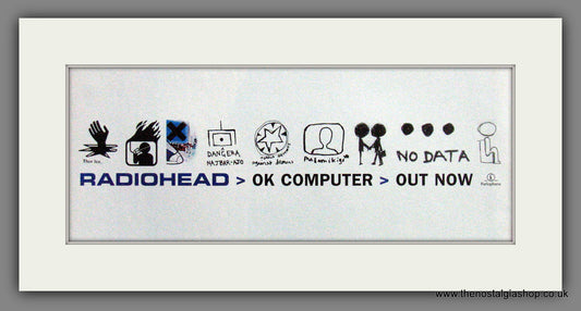 Radiohead, Ok Computer. 1997 Original Advert (ref AD54442)