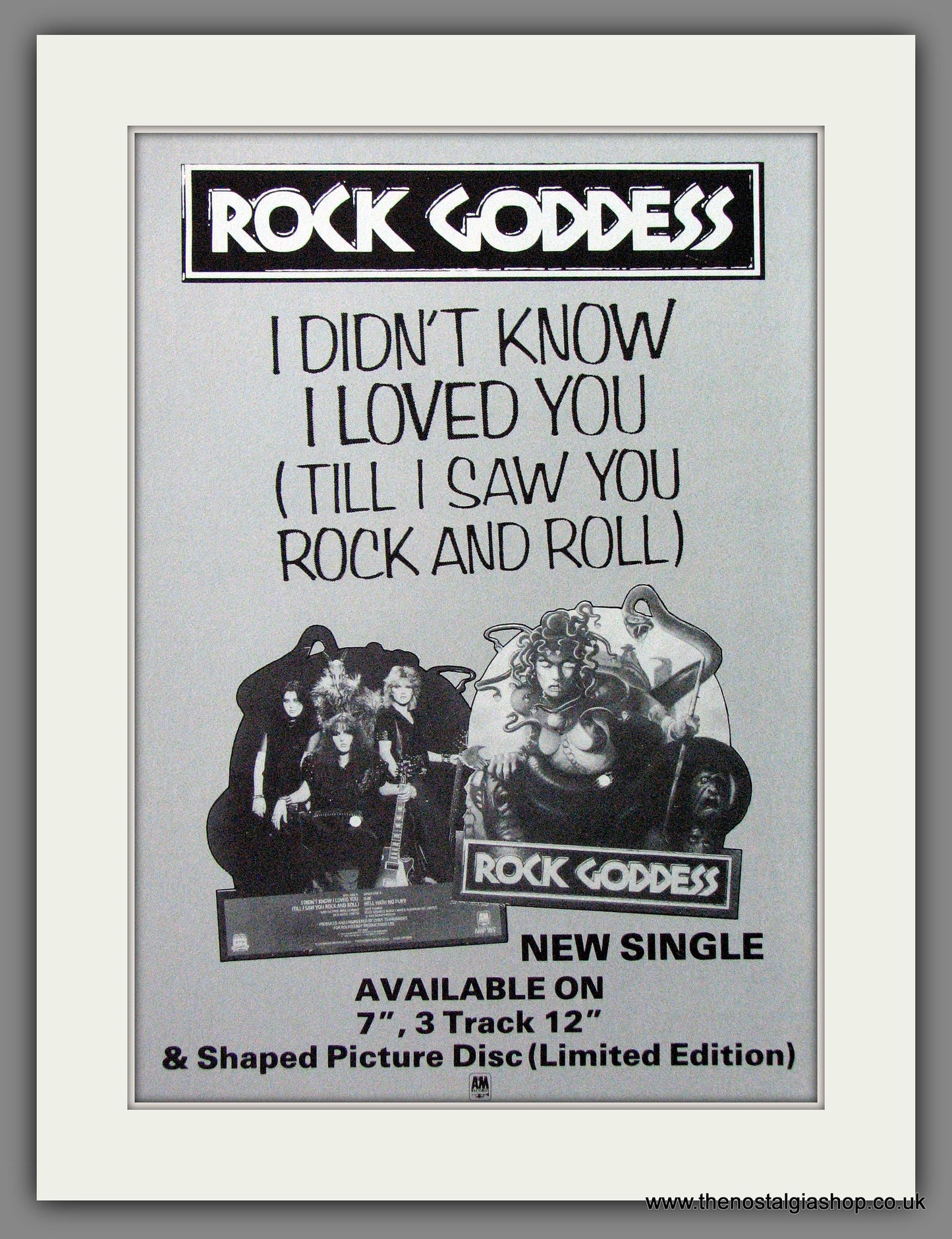 Rock Goddess, I Didn't Know I Loved You. 1984 Original Advert (ref AD13775)