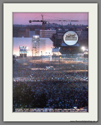 Roger Waters, The Wall Live In Berlin. Set Of 2 1990 Original Adverts (ref AD54553)