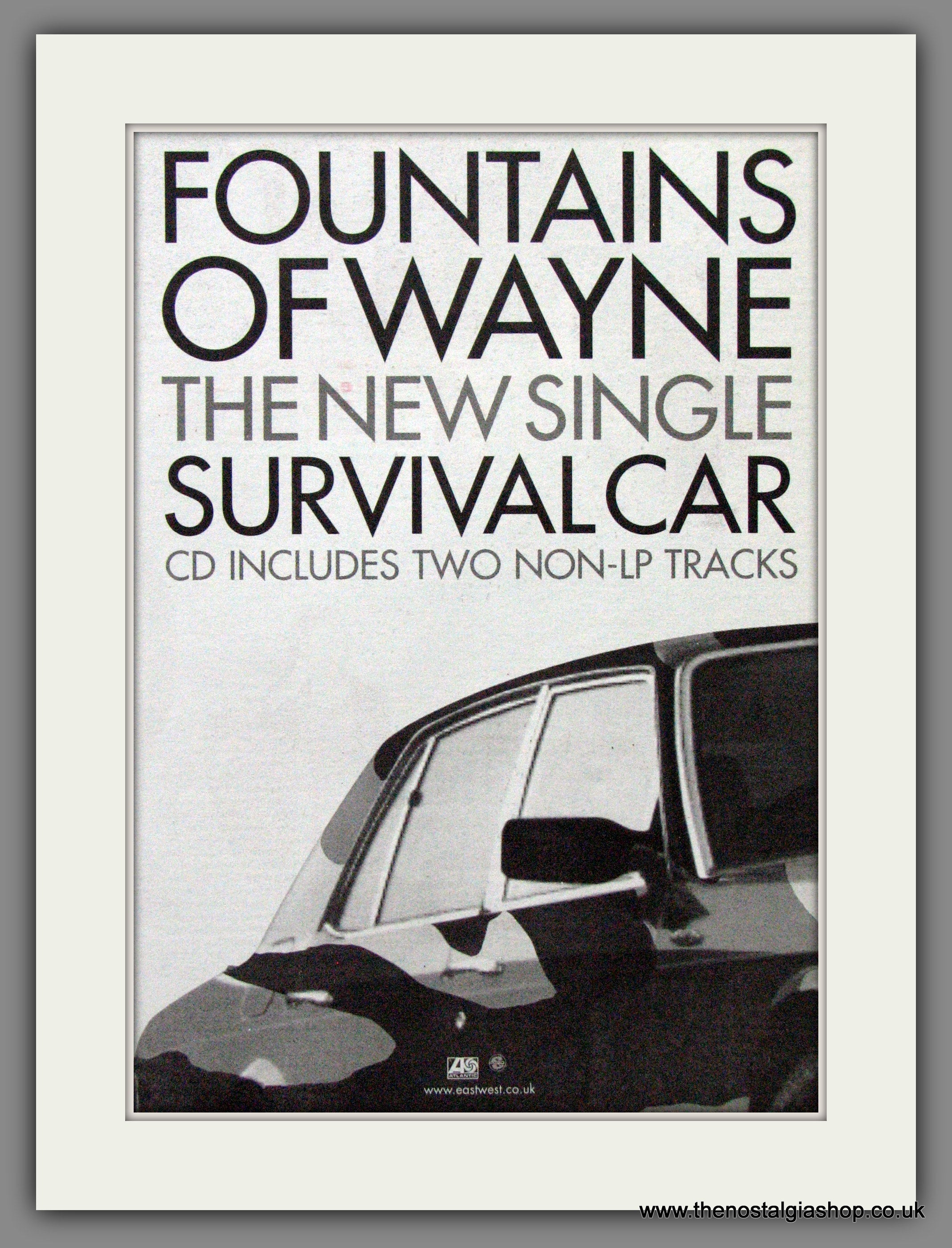 FOUNTAINS OF WAYNE   SURVIVAL CAR 7”レコード