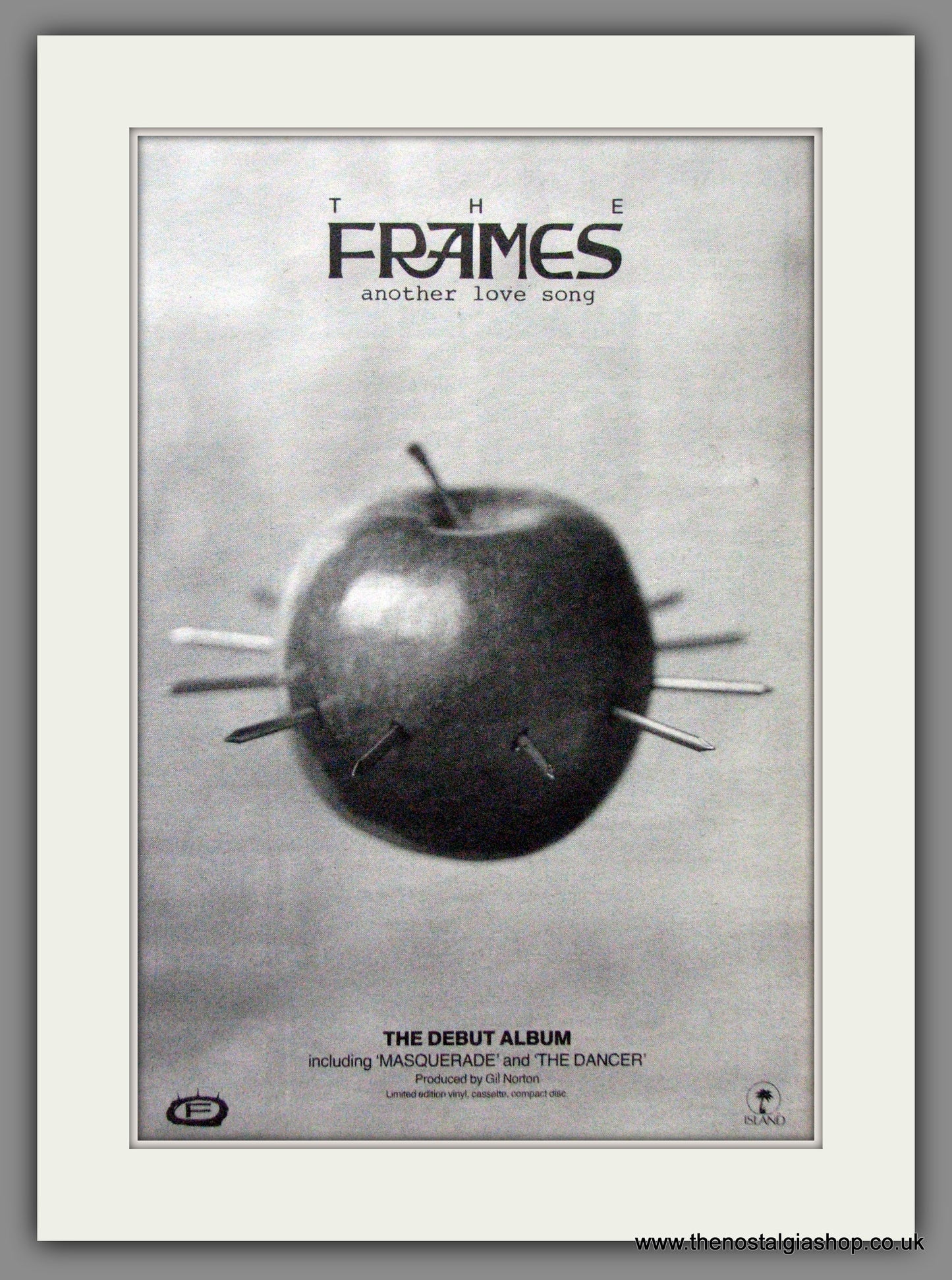 Frames (The) Another Love Song. Original Advert 1992 (ref AD53100)
