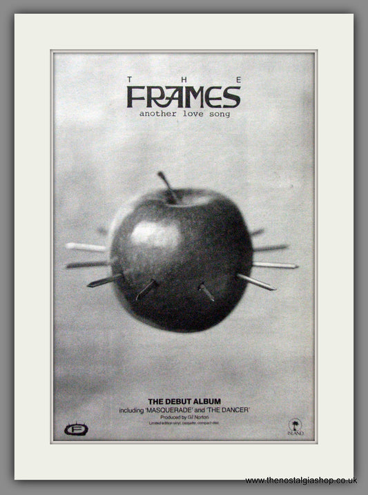 Frames (The) Another Love Song. Original Advert 1992 (ref AD53100)