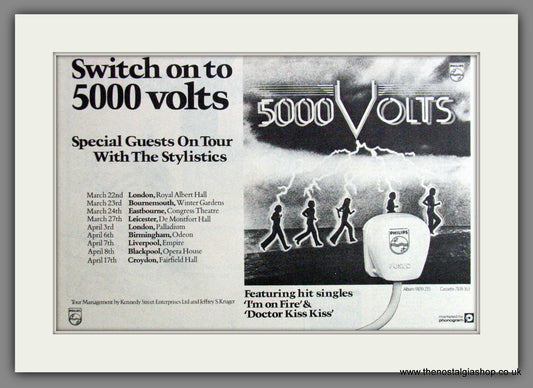 5000 Volts, Tour Dates. 1977  Original Advert (ref AD53253)