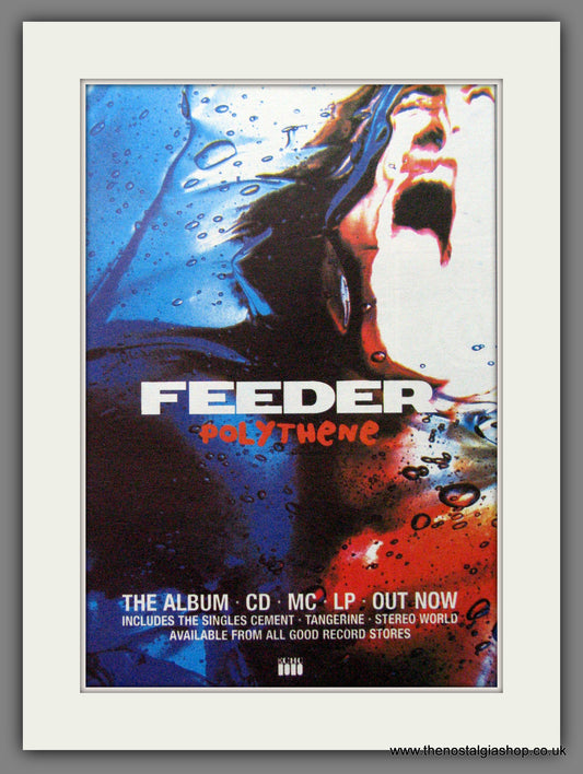 Feeder, Polythene. 1997 Original Advert (ref AD53563)