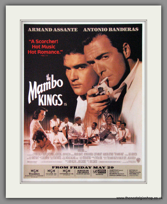 The Mambo Kings. Original Advert 1992 (ref AD53737)