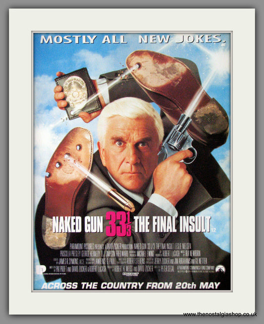 Naked Gun 33 1/2 The Final Insult. 1994 Original Advert (ref AD53759)