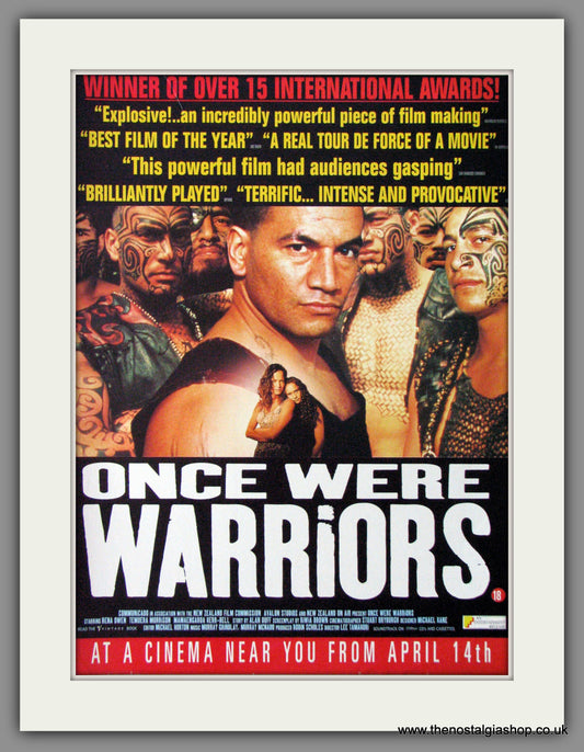 Once Were Warriors. 1995 Original Advert (ref AD53790)