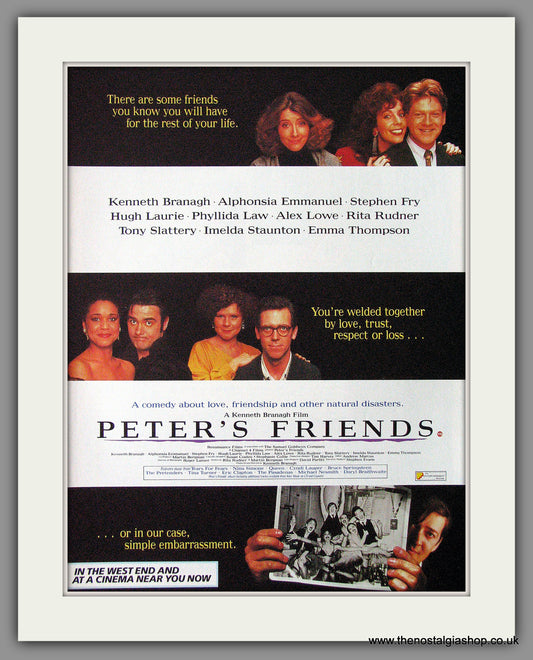 Peter's Friends. 1993 Original Advert (ref AD53796)