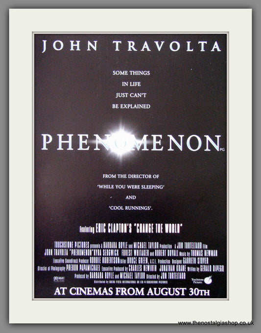 Phenomenon. 1996 Original Advert (ref AD53802)