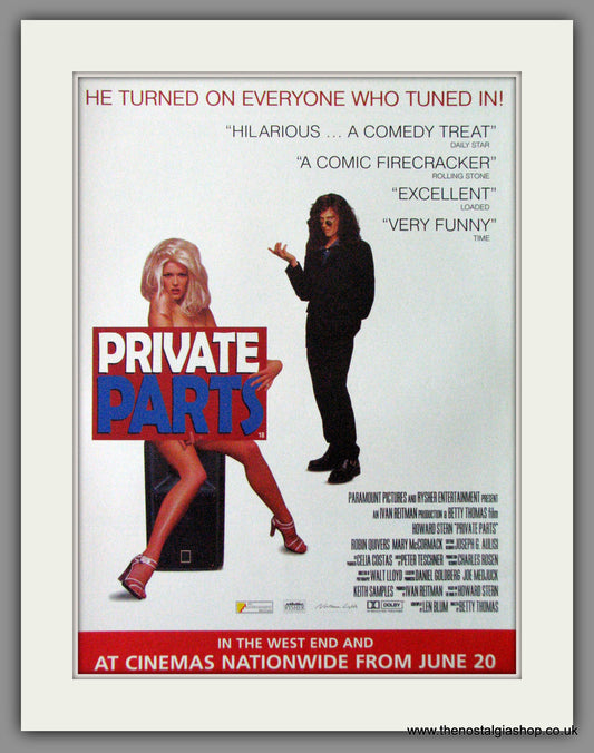 Private Parts. 1997 Original Advert (ref AD53925)