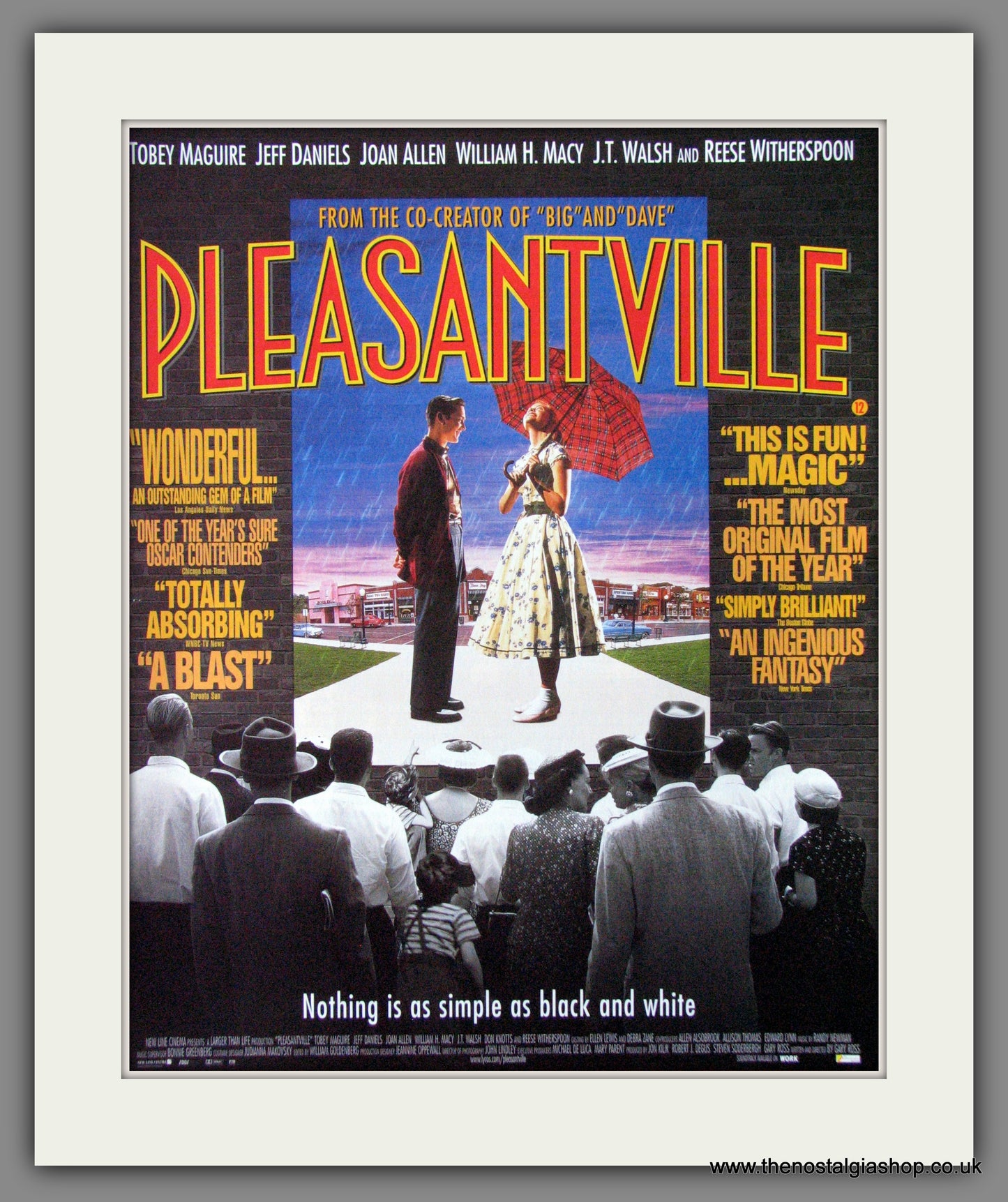 Pleasantville. 1993 Original Advert (ref AD53930)