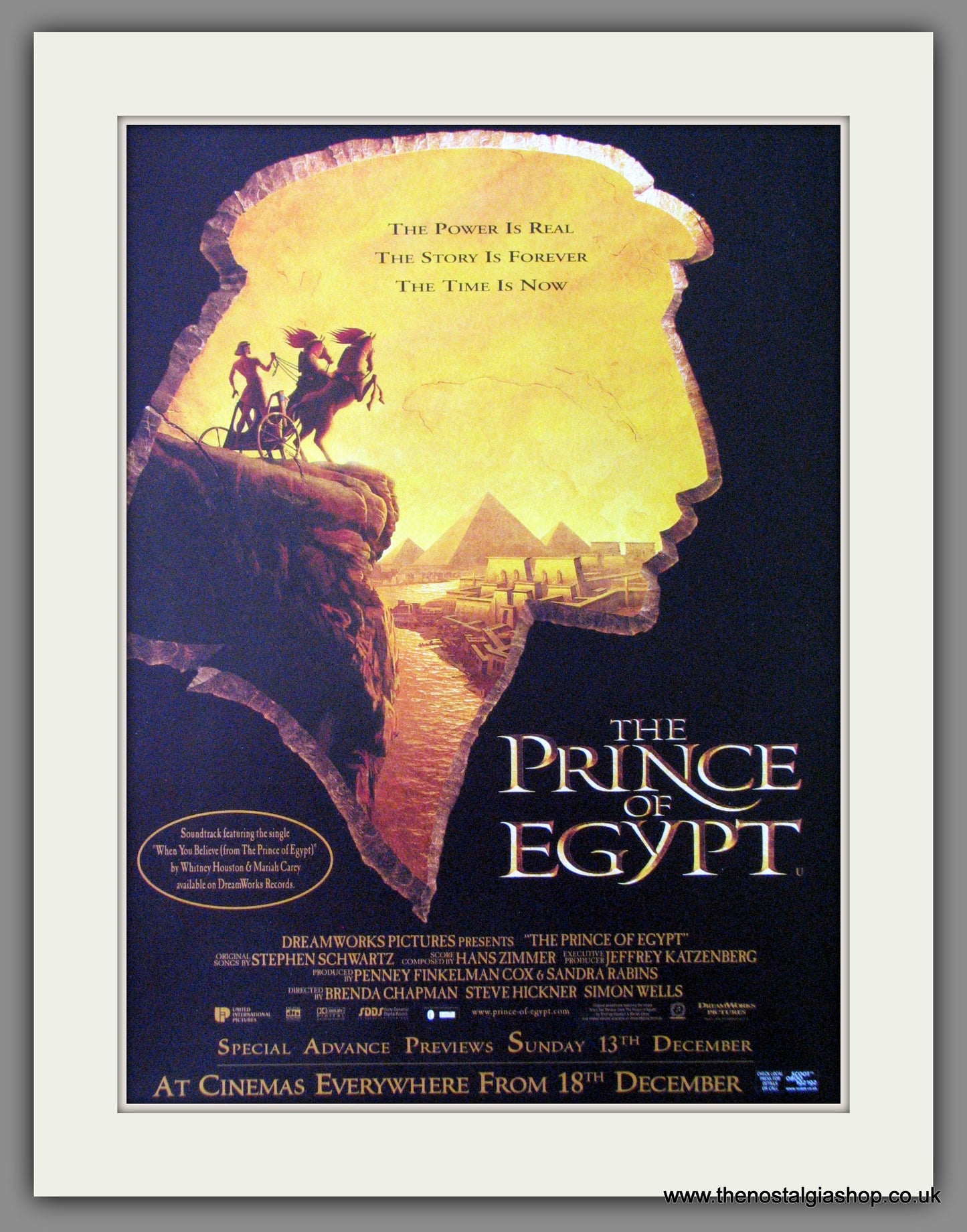 The Prince Of Egypt. 1999 Original Advert (ref AD53935)