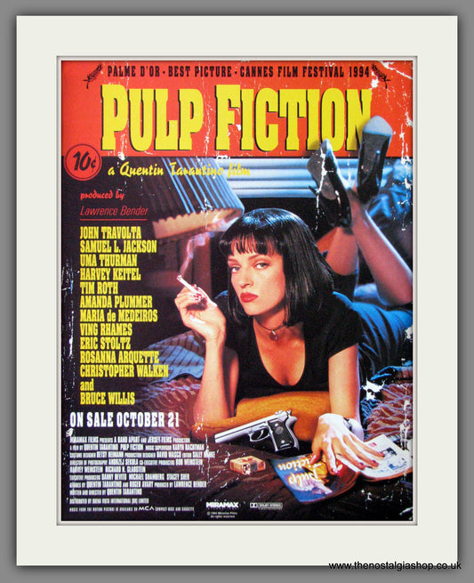 Pulp Fiction. 1994 Original Advert (ref AD53936)