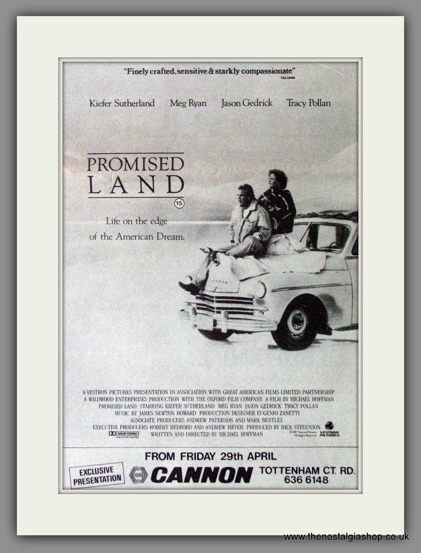 Promised Land. 1988 Original Advert (ref AD53942)