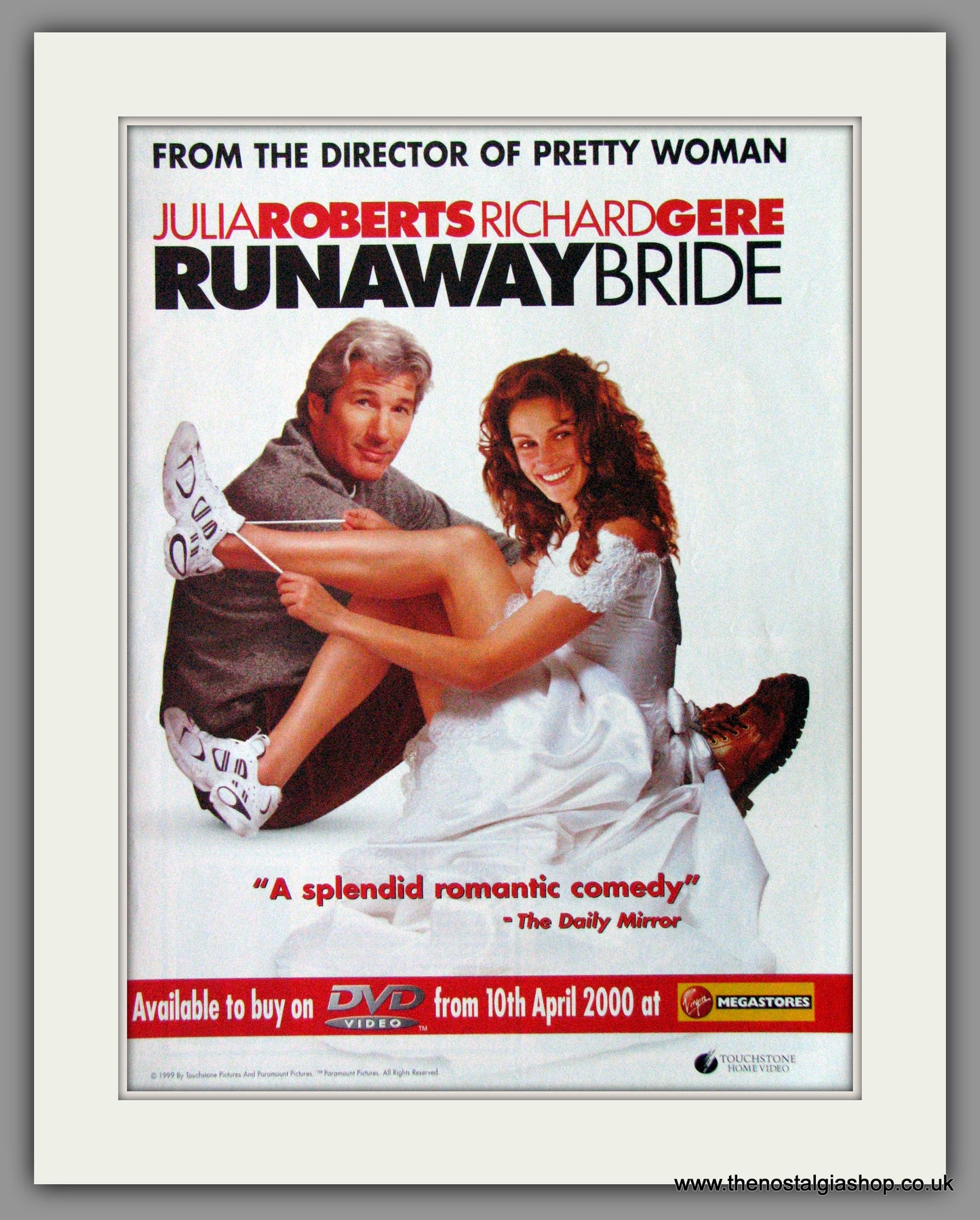 Runaway Bride. 2000 Original Advert (ref AD54018)