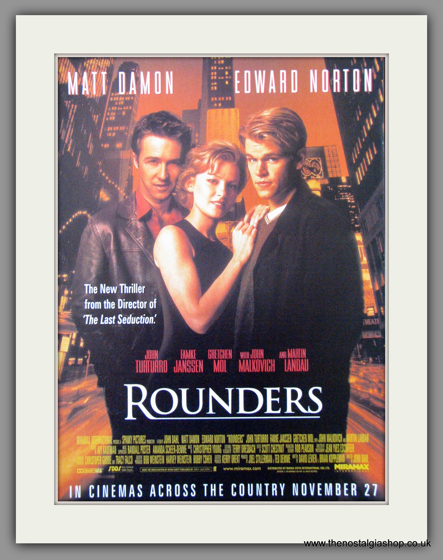 Rounders. 1998 Original Advert (ref AD54022)