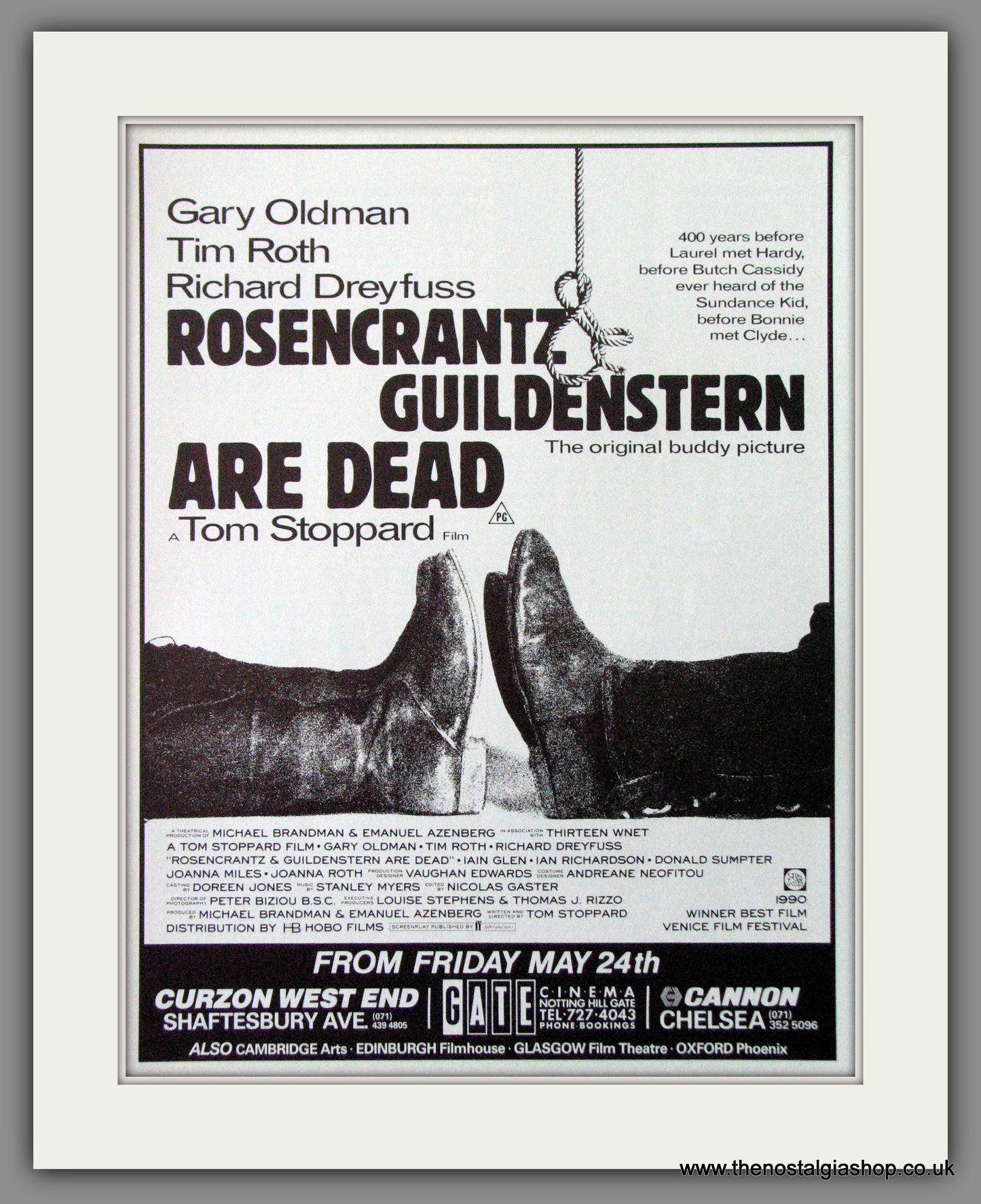 Rosencrantz Guildenstern Are Dead. 1993 Original Advert (ref AD54025)