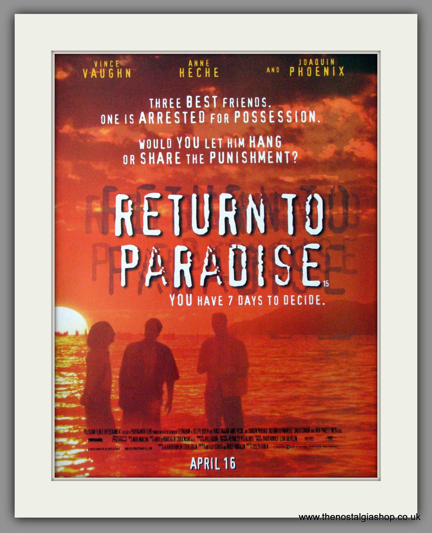 Return To Paradise. 1999 Original Advert (ref AD54026)