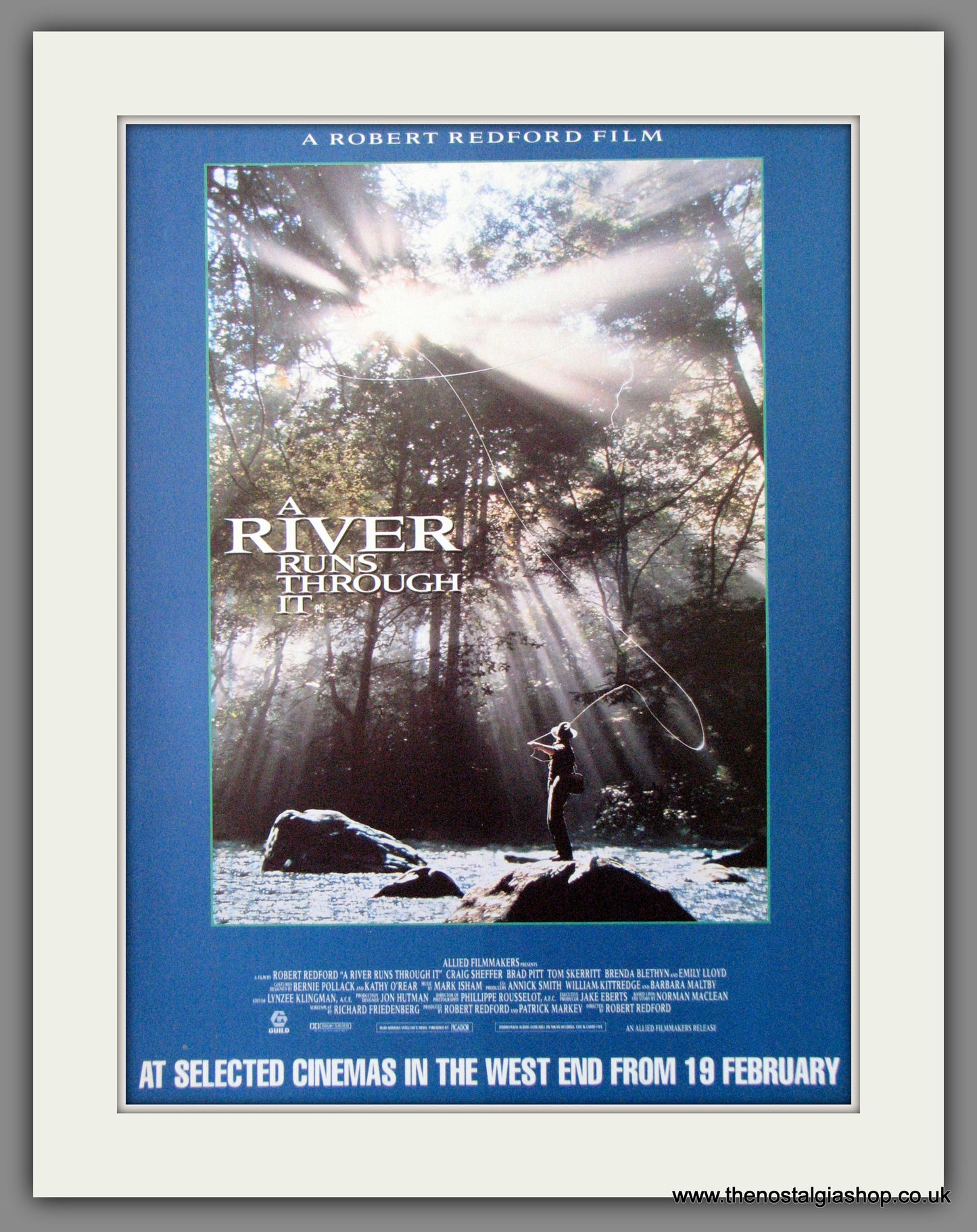 A River Runs Through It. 1993 Original Advert (ref AD54044)