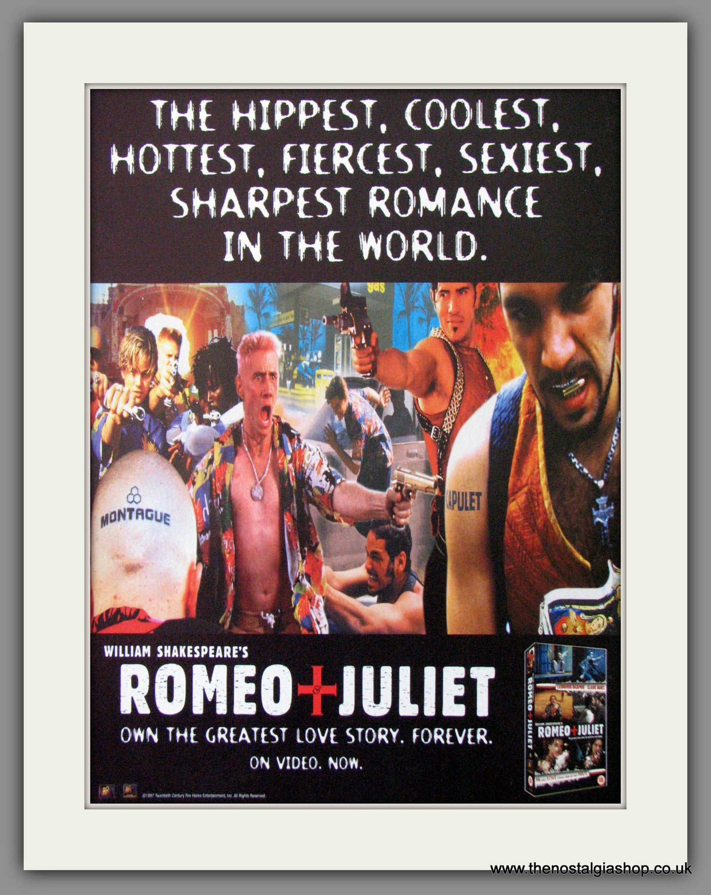 Romeo + Juliet. 1997 Original Advert (ref AD54052)