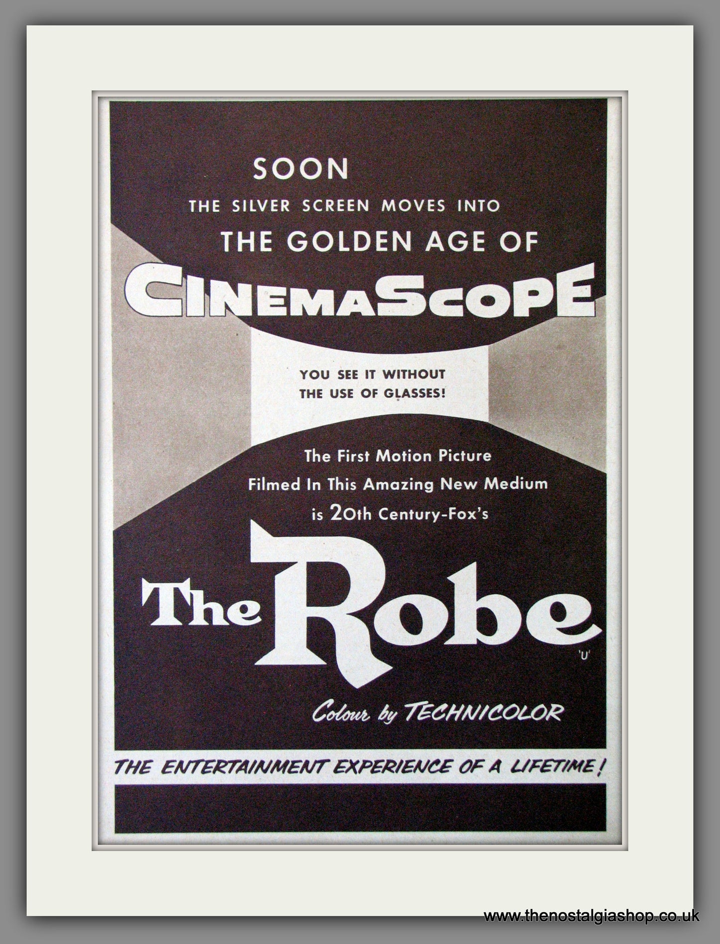 The Robe. 1953 Original Advert (ref AD54081)
