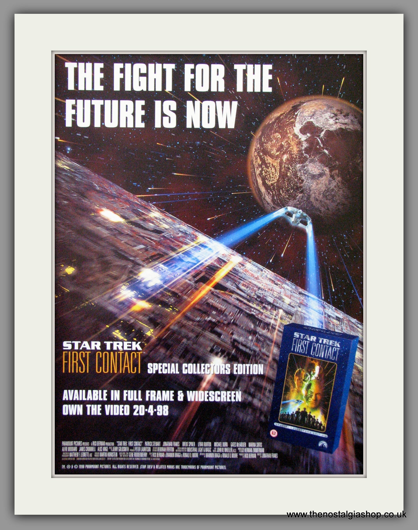 Star Trek First Contact. 1998 Original Advert (ref AD54088)
