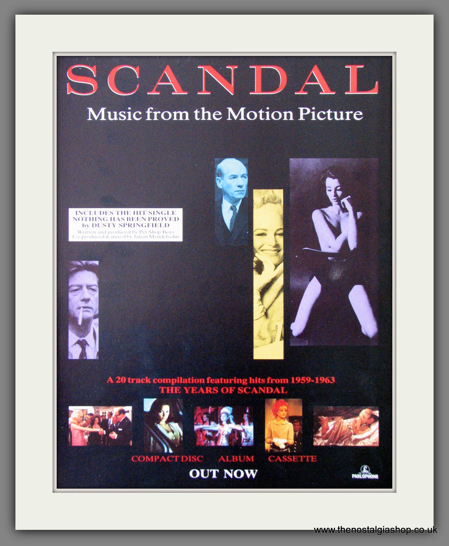 Scandal. 1989 Original Advert (ref AD54146)