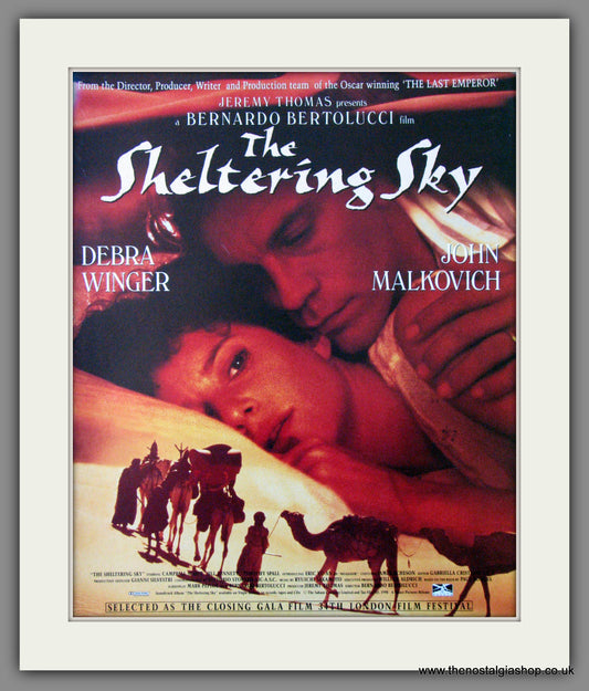 The Sheltering Sky. 1990 Original Advert (ref AD54150)