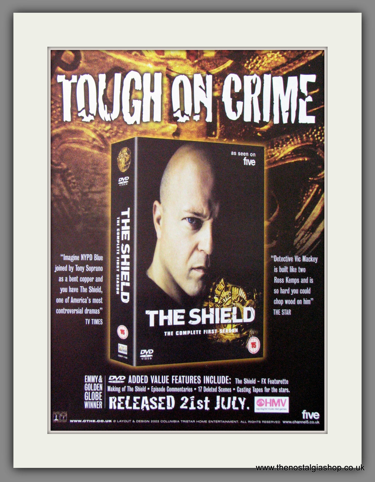 The Shield. 2003 Original Advert (ref AD54157)