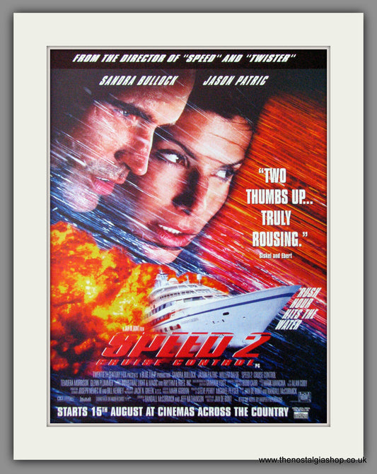 Speed 2 Cruise Control. 1997 Original Advert (ref AD54164)