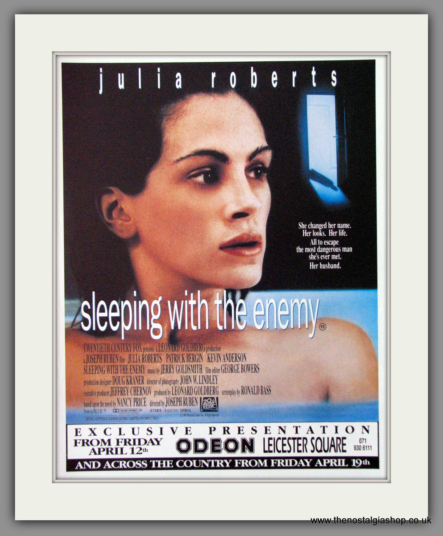 Sleeping With The Enemy. 1991 Original Advert (ref AD54210)
