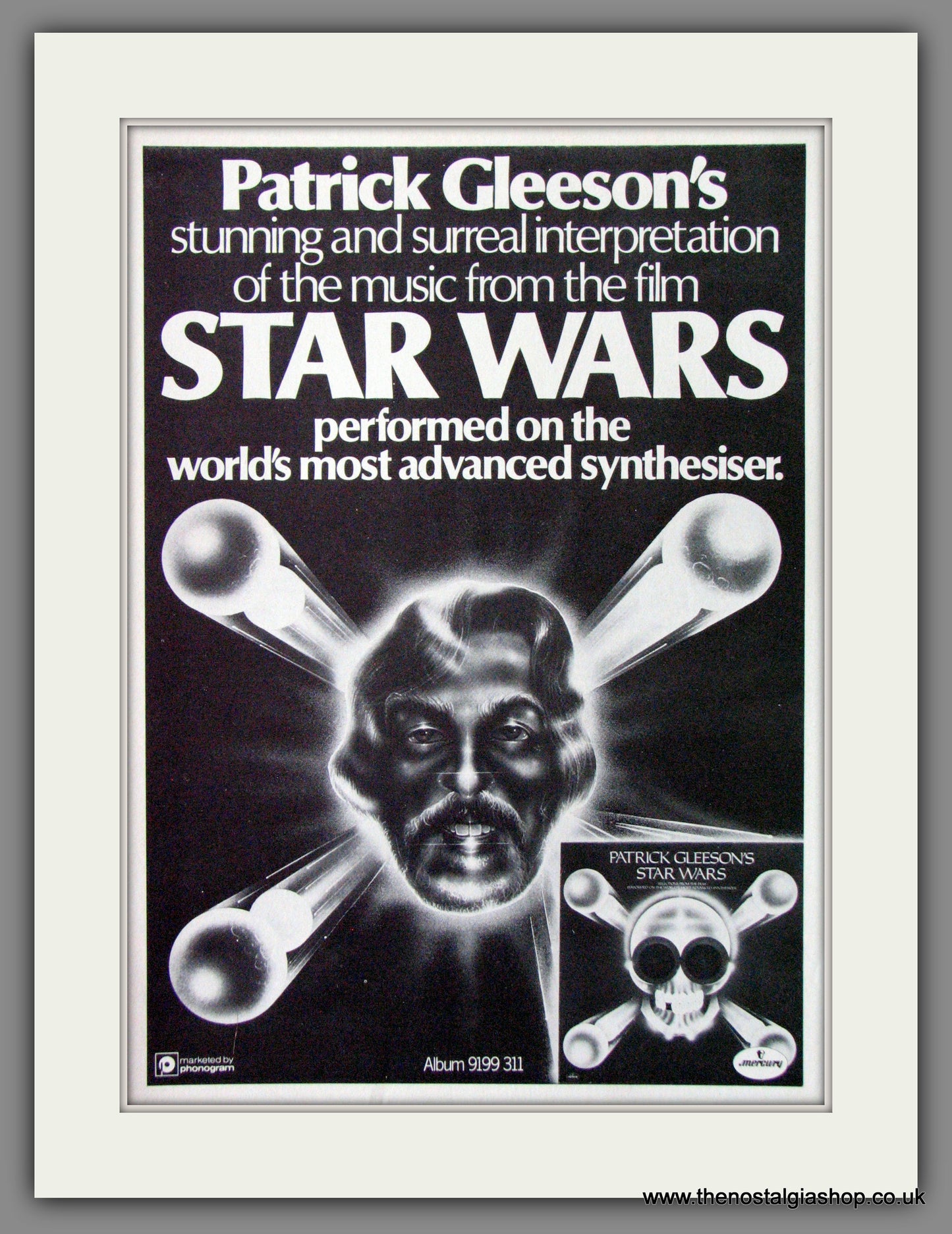 Star Wars Patrick Gleeson's Music. 1978 Original Advert (ref AD54268)