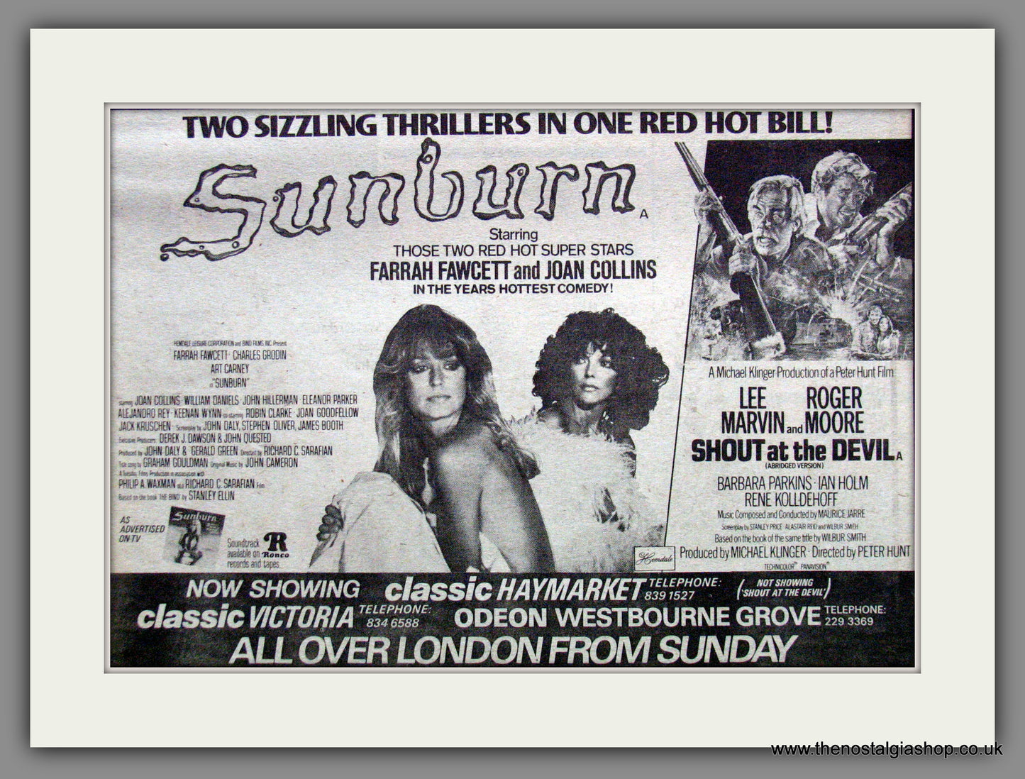 Sunburn. 1980 Original Advert (ref AD54271)