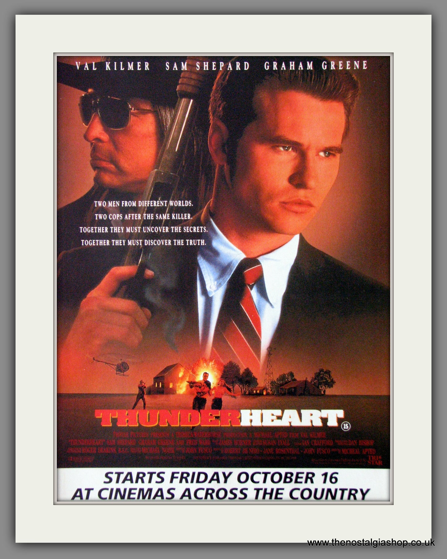 Thunder Heart. 1992 Original Advert (ref AD54277)