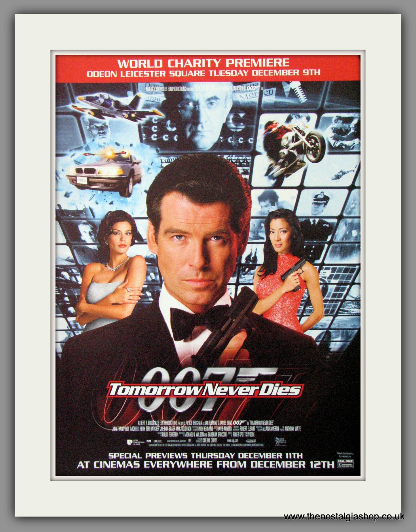 007 Tomorrow Never Dies. 1997 Original Advert (ref AD54286)