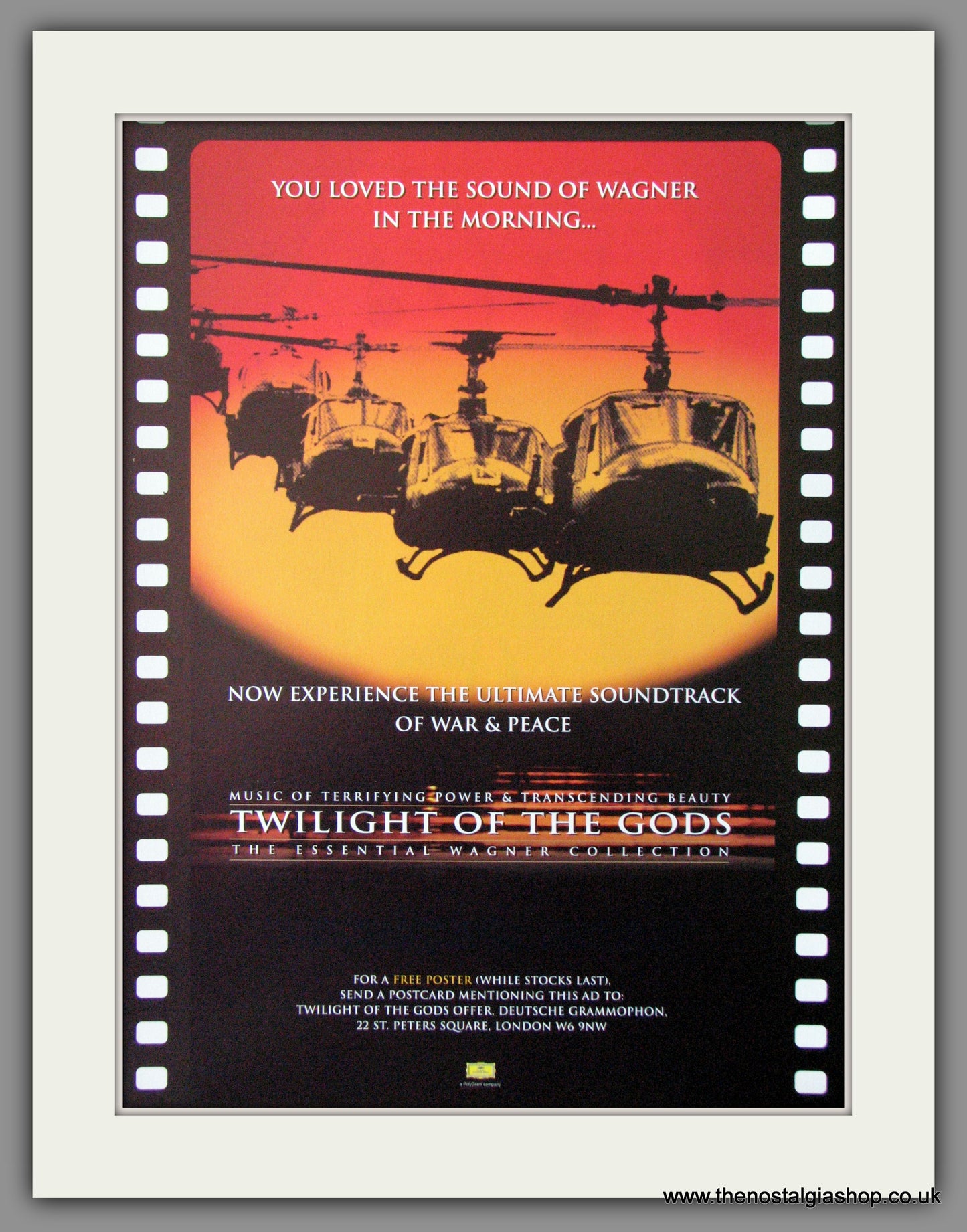 Twilight Of The Gods. 1998 Original Advert (ref AD54288)