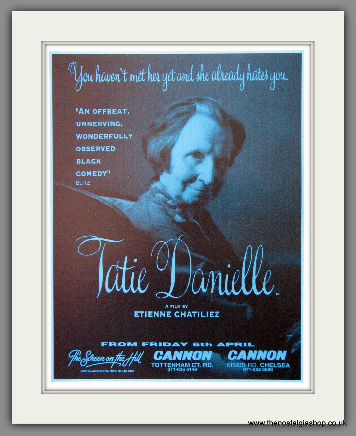 Tatie Danielle. 1991 Original Advert (ref AD54290)