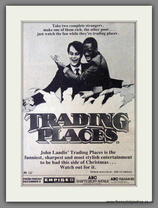 Trading Places. 1980 Original Advert (ref AD54304)