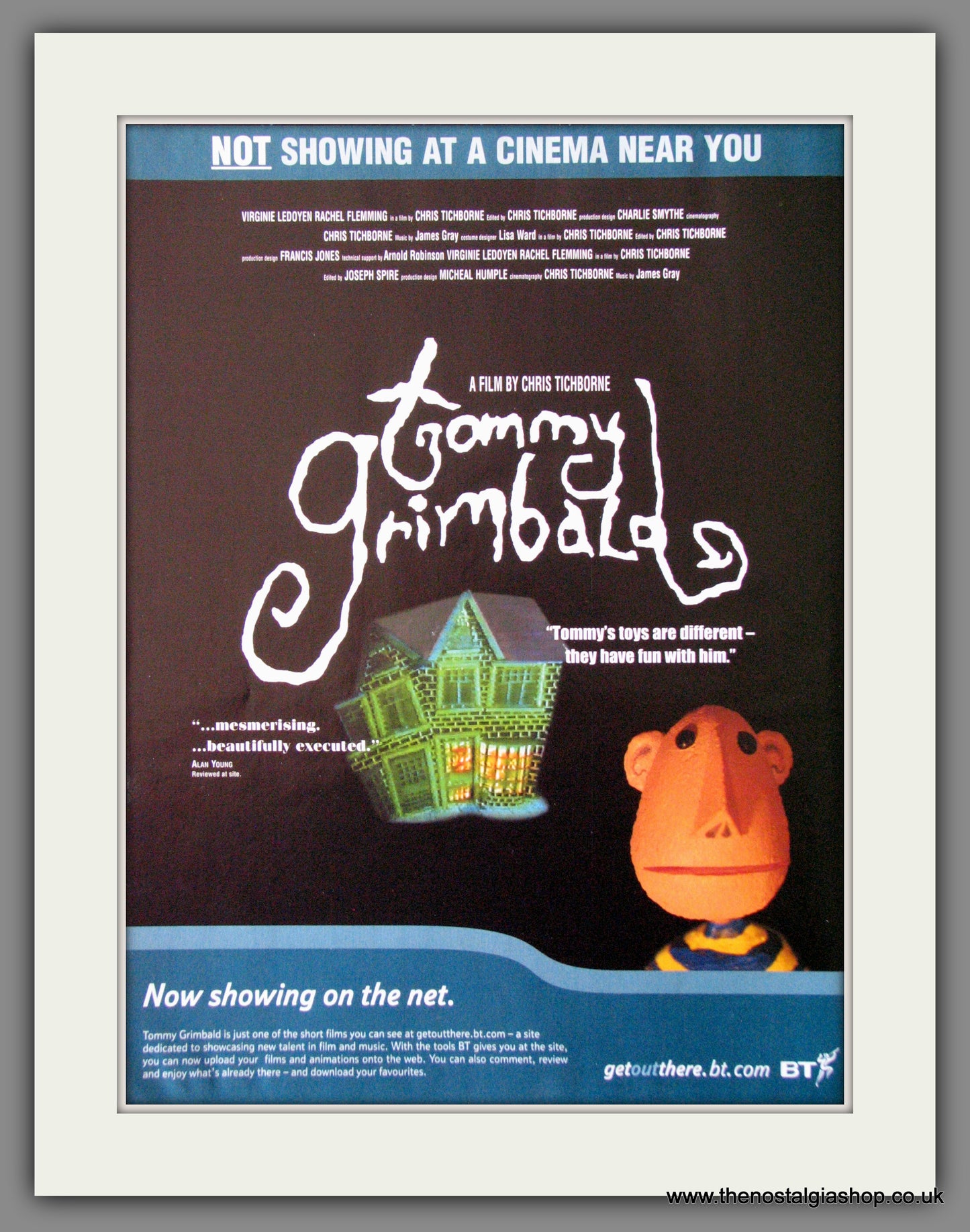 Tommy Grimbald. 2000 Original Advert (ref AD54314)