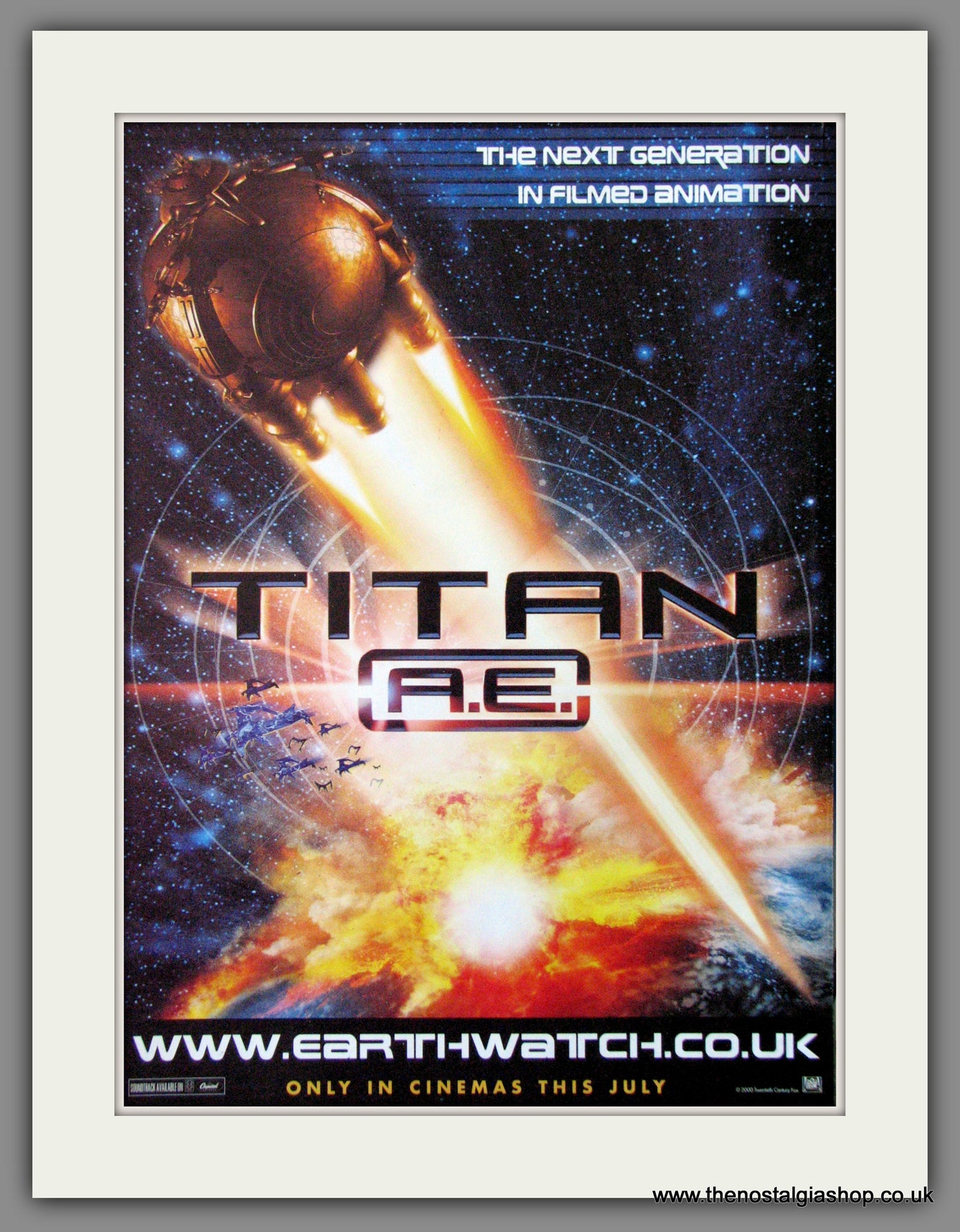 Titan A.E The Next Generation. 2000 Original Advert (ref AD54315)