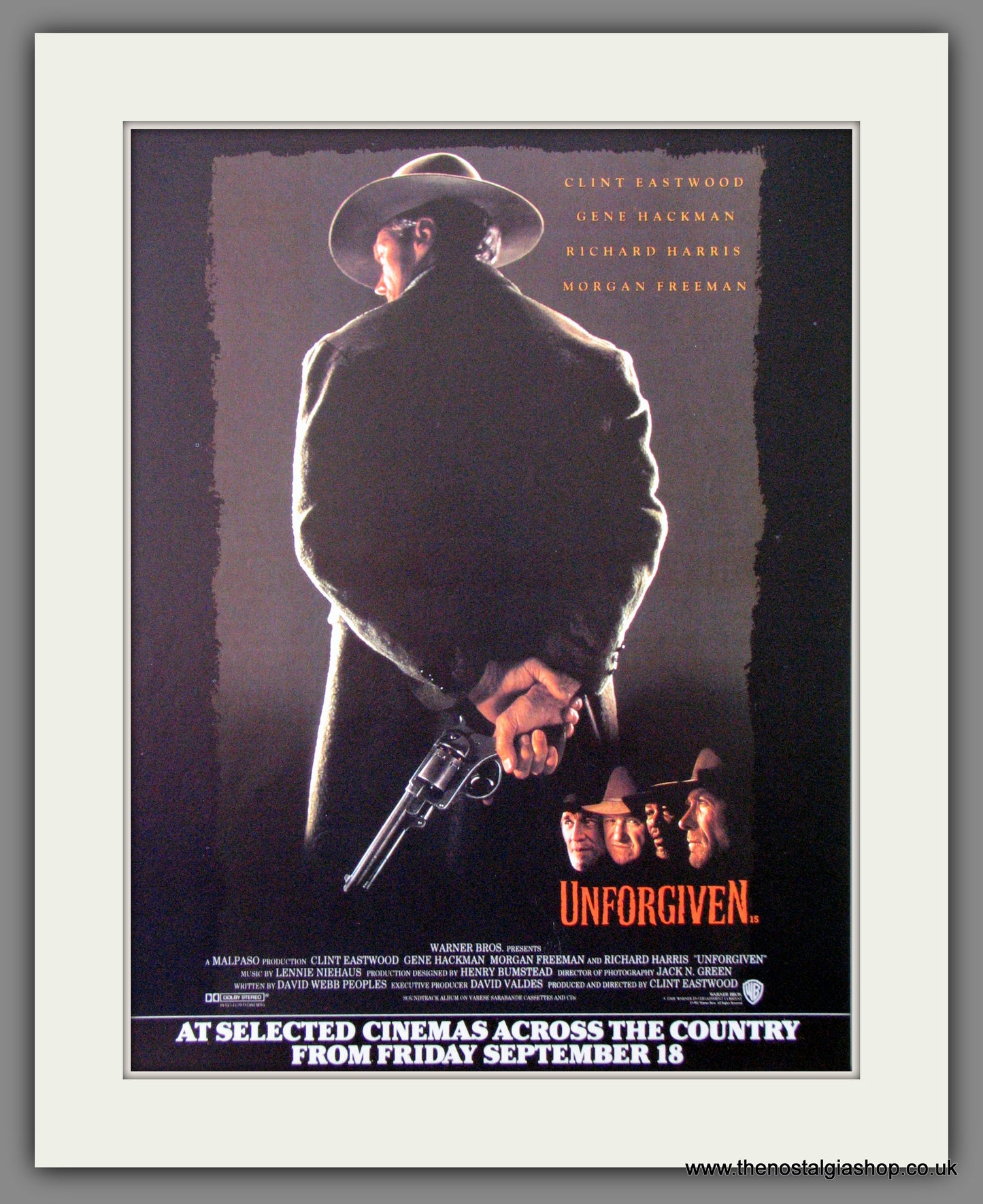 Unforgiven. 1992 Original Advert (ref AD54319)