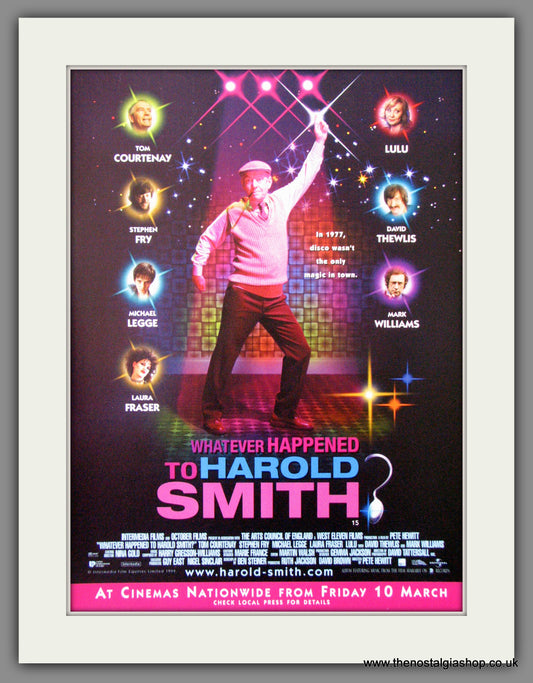 Whatever Happened To Harold Smith. 2000 Original Advert (ref AD54326)